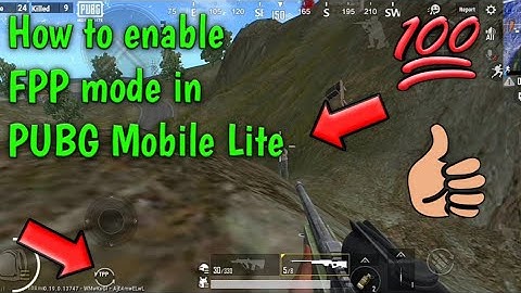 How to enable FPP mode in PUBG Mobile Lite | Arnab X Gaming |