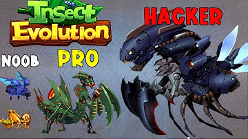 NOOB vs PRO vs HACKER ~ Insect Evolution Full Gameplay update 2022 ( Part 45 Machine)