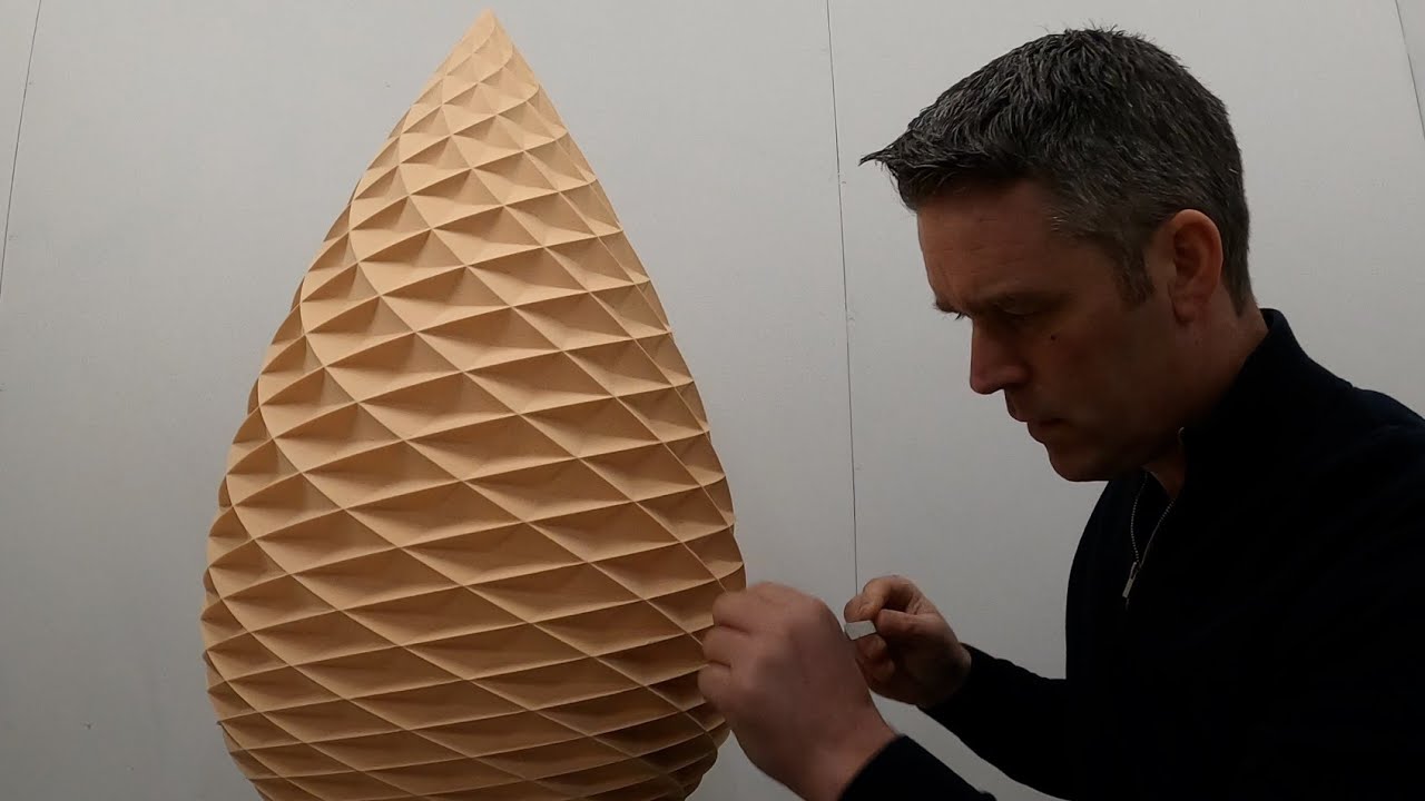 SCULPTING a PINE CONE with FIBONACCI GEOMETRY