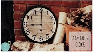 Farmhouse Shiplap Clock Useful Diy Challenge Old Turns New Crafts Repurpose Thrift