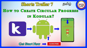How to Create Circular Progress in Kodular? | Short Trailer | Kodular Tutorial | #KodularApp #Shorts