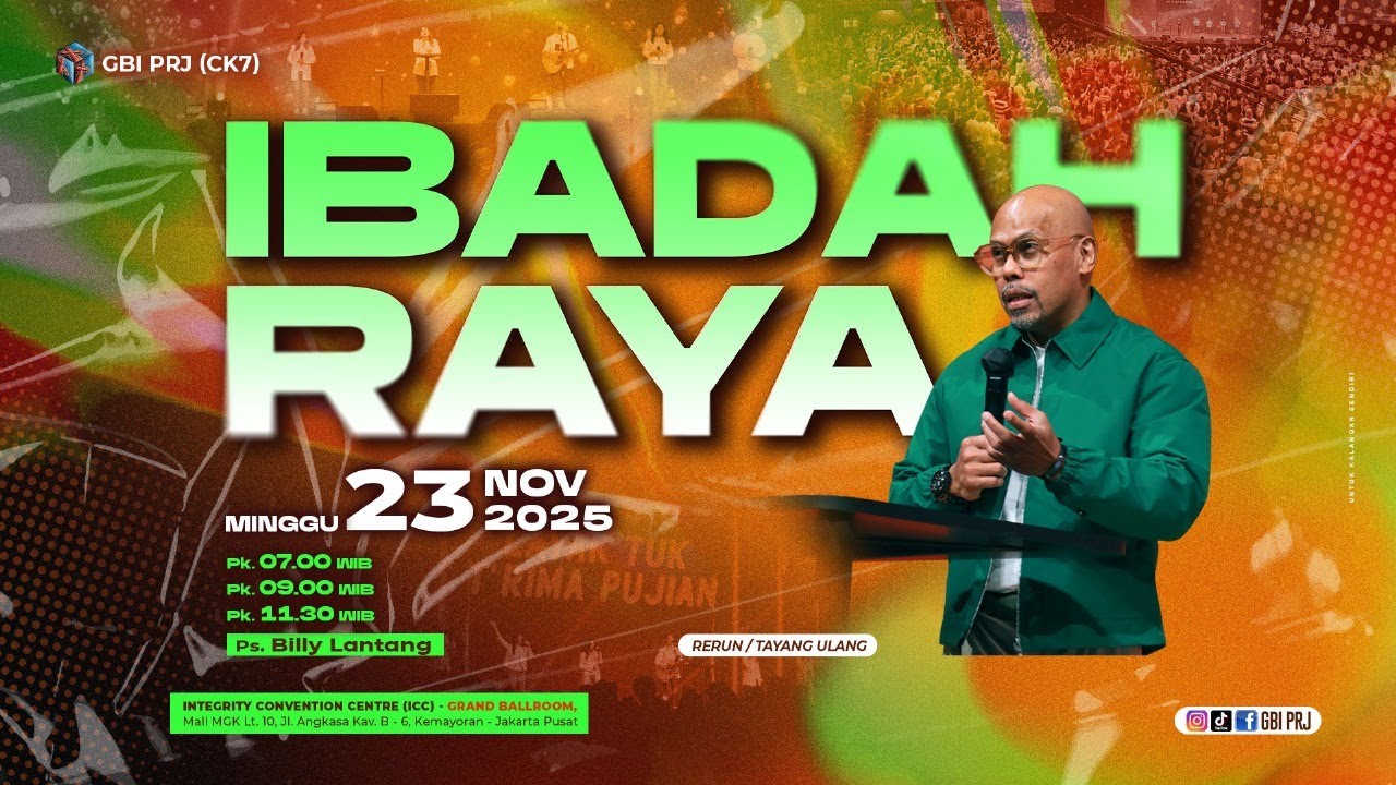 SUARA SIAPA YANG KITA DENGAR? - Ps. Billy Lantang - Onsite I - III 23 November ‘25