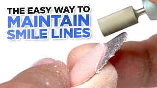 The Easy Way to do Smile Line Maintenance