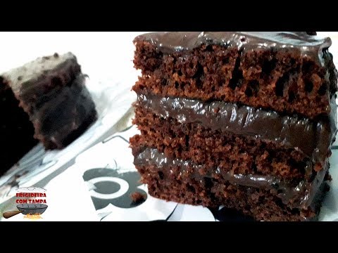 Oi pessoal, tudo bem com vocês? Hoje eu ensino fazer um delicioso bolo de chocolate trufado super fá. 