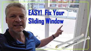 EASY! Fix Sliding Window  - Repair / Replace Window Channel Balancer / Spring