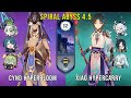 C1 cyno hyperbloom and c0 xiao hypercarry  genshin impact abyss 45   floor 12 9 stars