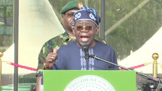 Tinubu’s Big Smile As Wike Breaks into Dance at Newly Renamed Abuja Conference Centre