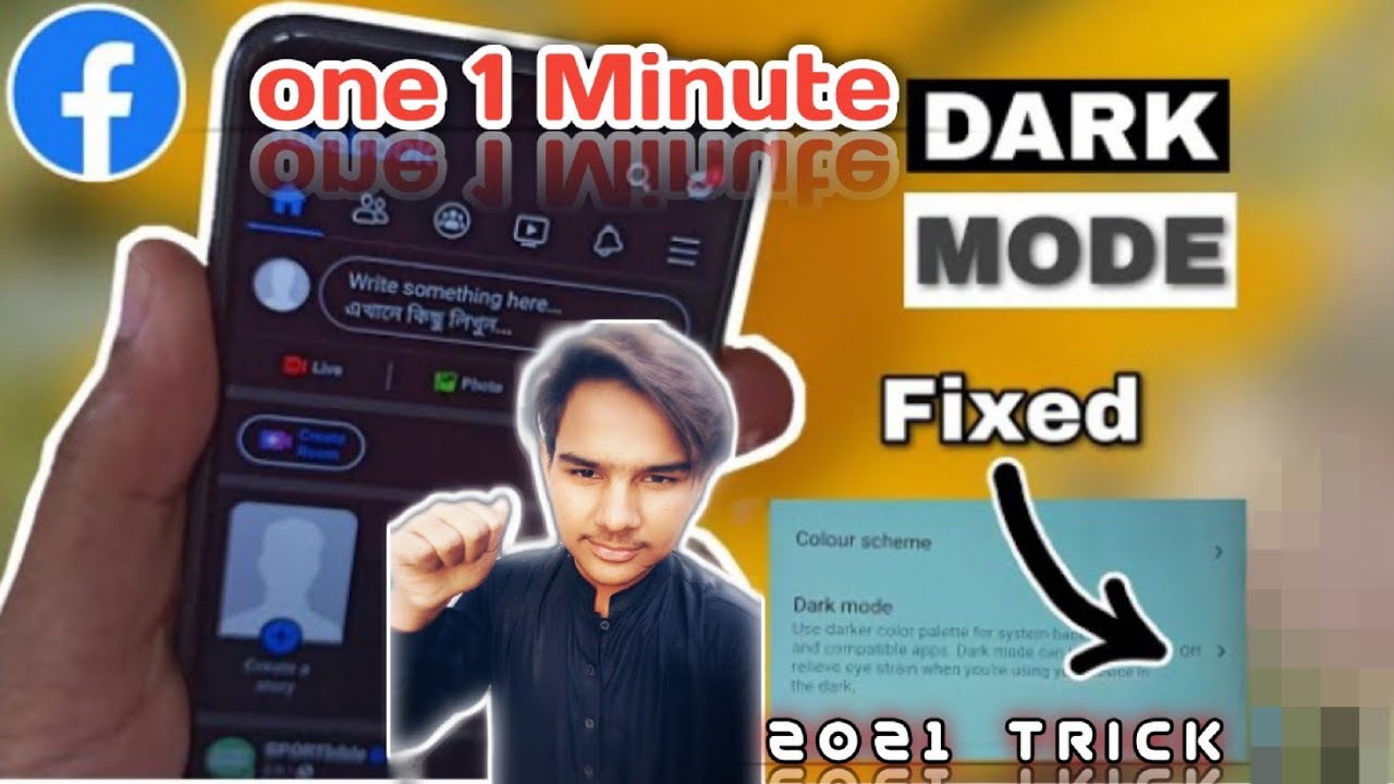 how to turn on facebook dark mode facebook new update dark theme