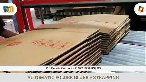 Automatic Folder Gluer + Strapping