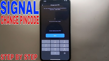 ✅ How To Change PinCode On Signal 🔴
