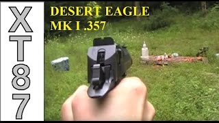 Desert Eagle .357 Magnum Shooting