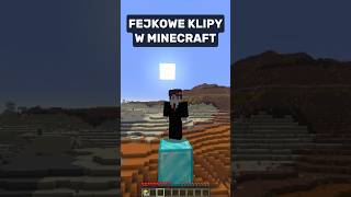 JAK ŁATWO FEJKOWAĆ PRO KLIPY w MINECRAFT #minecraft #gaming #shorts