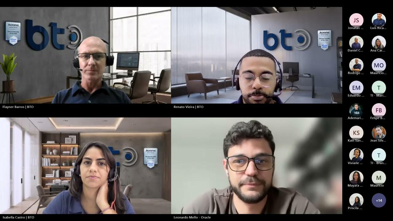 Webinar  bto | Benefícios da Nuvem BTO & OCI