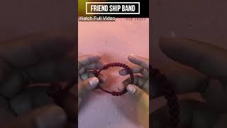 How to Make a Bracelet | Friend ship band | DIY Wrist band for boys |Mad max style hand band.#Shorts