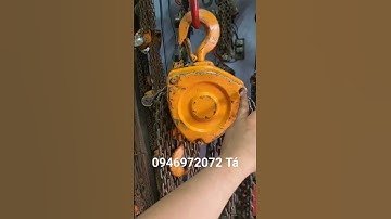 Pa lăng xích kéo tay 2 tấn kito nhật bãi đẹp như mới #tá_pa_lăng_nhật_bãi