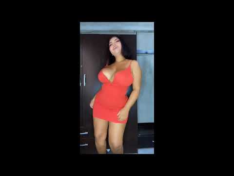 Ding dong sexy girl with big boobs dancing #shorts #tiktok