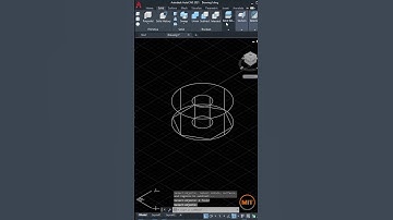 How To Draw NUT In AutoCAD - 3D Design #nutbolt #howtodraw #autocad3d