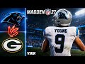 Panthers vs Packers Simulation | Madden 27 Updated Rosters