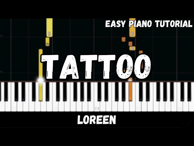 Loreen - Tattoo (Easy Piano Tutorial) class=