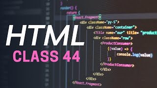 Full Class-44 : Form Data Submission In Html News