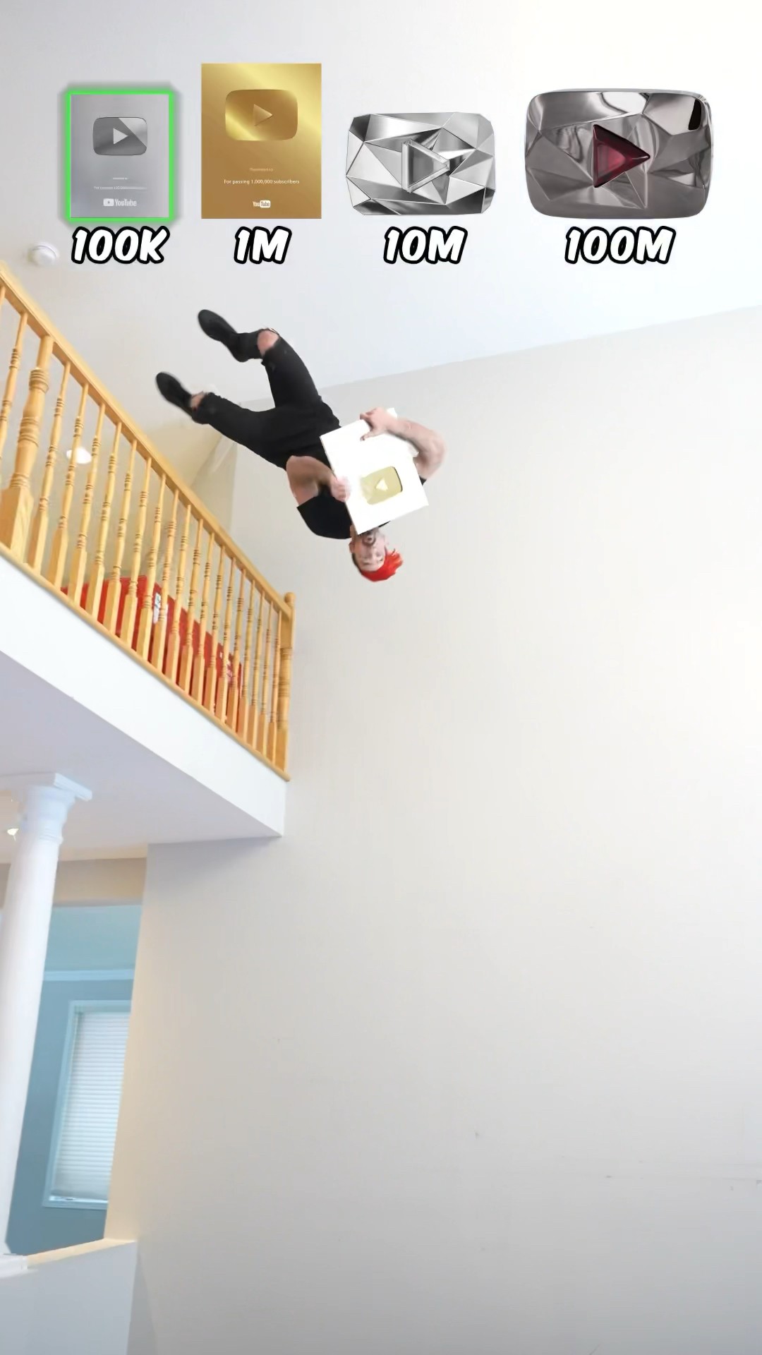 Parkour with play buttons! ▶️ Help me get to 100M?!