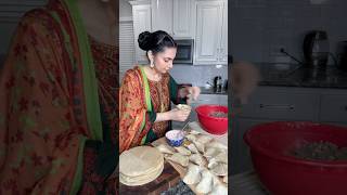 Ramadan prep completed, samosa, shami kabab &amp; chicken stir fry spring rolls ready to in the freezer