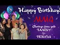 VLOG 14 - FAMILY AND FRIENDS BIRTHDAY GREETING