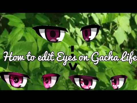 How To Edit Gacha Life Eyes On Ibis Paint X Youtube