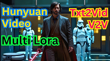 Hunyuan Video In ComfyUI With MultiLora For Txt2Vid and V2V