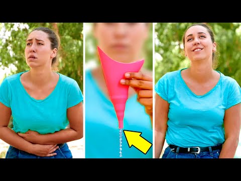 Oops! Camping hacks for awkward moments 😳 #shorts - YouTube