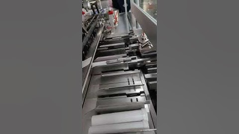 Cartoner for single, double and triple effervescent tubes. Including leaflet inserter.