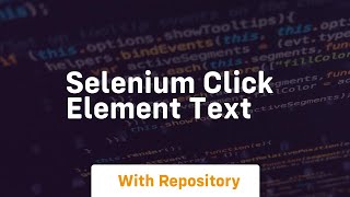 selenium click element text