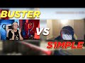 БУСТЕР РАЗЬ*БАЛ СИМПЛА 1НА1 В КС:ГО? BUSTER vs S1MPLE AIM MAP CS:GO l РОФЛЫ БУСТЕРА