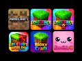 Minecraft Trial, Lokicraft, Lokicraft 2, Lokicraft World, KawaiiWorld, Bloxx Craft Girl
