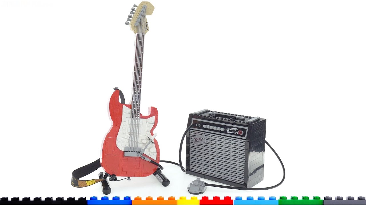 LEGO Ideas Fender Stratocaster 21329 review! Come for the guitar, stay
