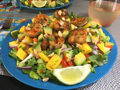 Grilled Shrimp Summer Salad Recipe • Summer on a Plate! - Episode 642