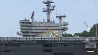 【4K】2018 0804 サマーフェスタ 横須賀 2018 CVN-76 ニミッツ級航空母艦９番艦 ロナルド・レーガン