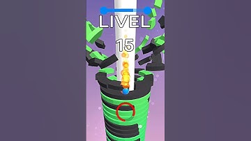 Stack Ball - Crash Platforms Short Video #shorts #sliceitall #shortvideo #gaming #gameplay  #games |