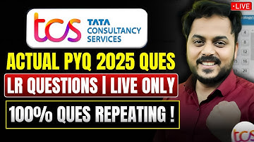 TCS NQT - Previous Year Paper - Based On 2025 ! 100% Repeating