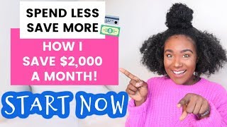 MONEY SAVING TIPS - How I saved $2,000 IN A MONTH - How to Save Money in the New Year 2020 Goals