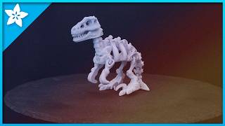 Velociraptor Flexi Dino #timelapse #3dprinting #adafruit