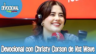 Devocional especial con Christy Corson, vocalista de Nxt Wave