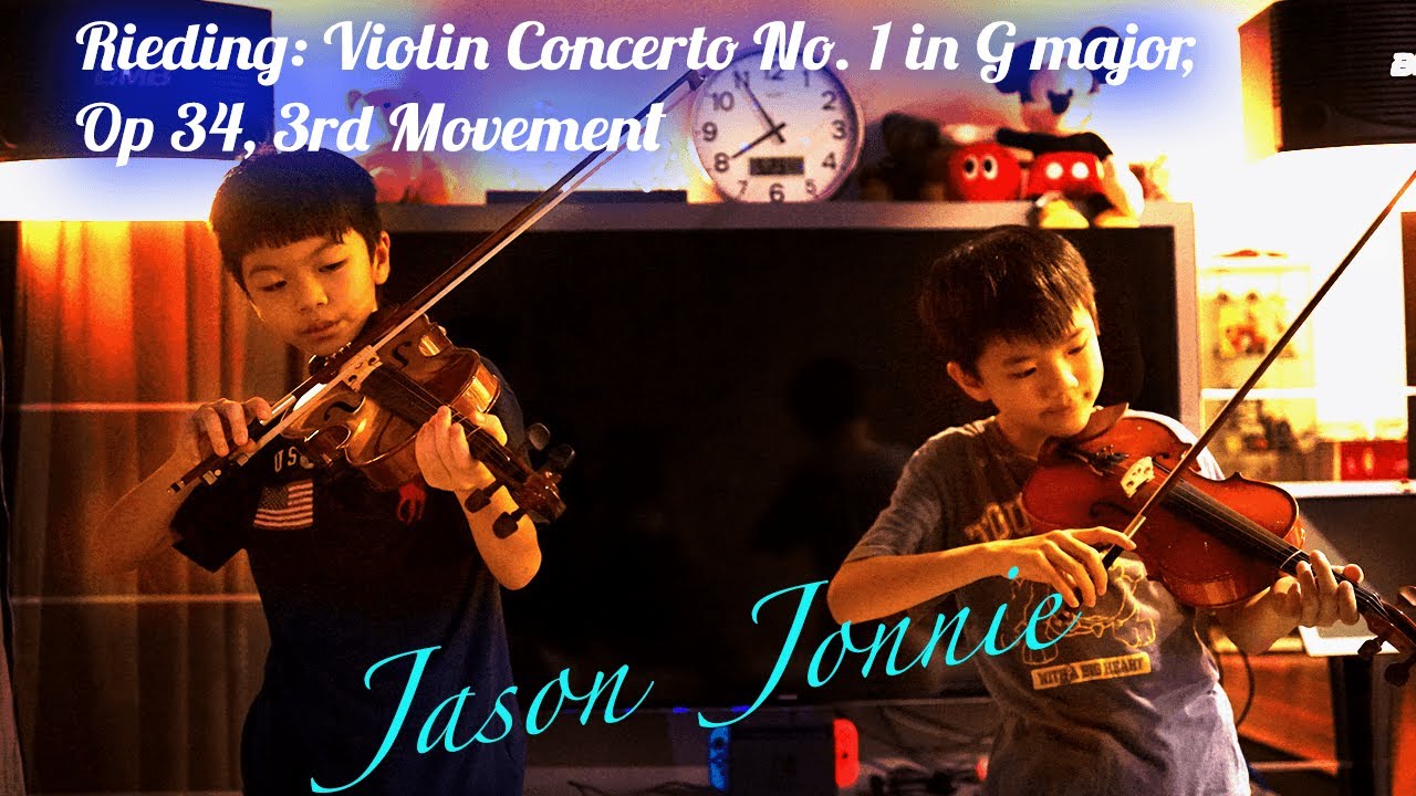 Rieding Violin Concerto No. 1 in G major, Op 34, 3rd Movement by Jason