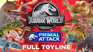 Jurassic World Primal Attack ENTIRE Toyline Review Scan Codes