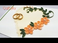 Diy paper quilling wedding cards tutorial how to make paper quilling wedding card ideas