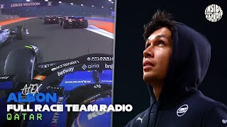 Alexander Albon Full Race Team Radio | 2025 Qatar Grand Prix