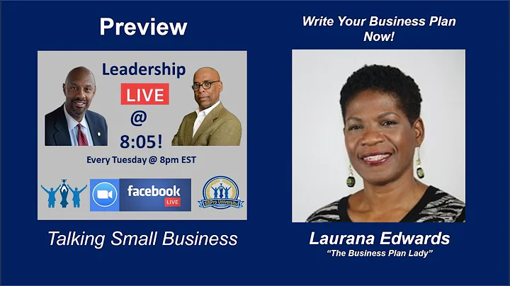Write your business plan now! - Leadership LIVE @8...