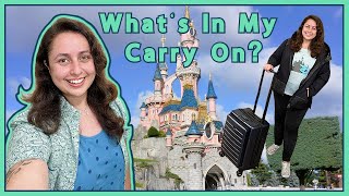 Pack with Me For DISNEYLAND PARIS | What's in my CARRYON Suitcase? AD
