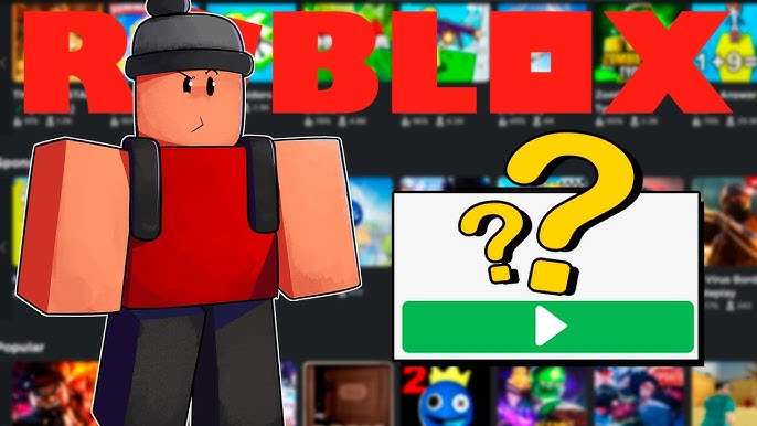 O ROBLOX ESCOLHE O JOGO 