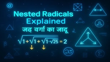 Nested Radicals Explained! | √(1 + √(1 + 2√(1 + 3√25))) = 2 | Hindi + English | Magical Math Trick 🧠